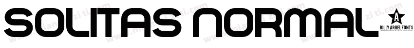 Solitas Normal字体转换